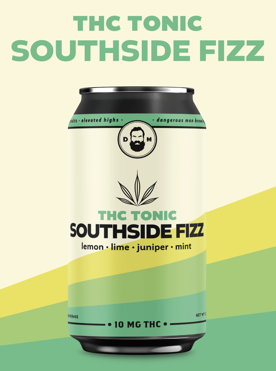 phish DOWN ON THE CORNER THC joint サイケ THC Tonic Southside Fizz - Dangerous Man Brewing Company